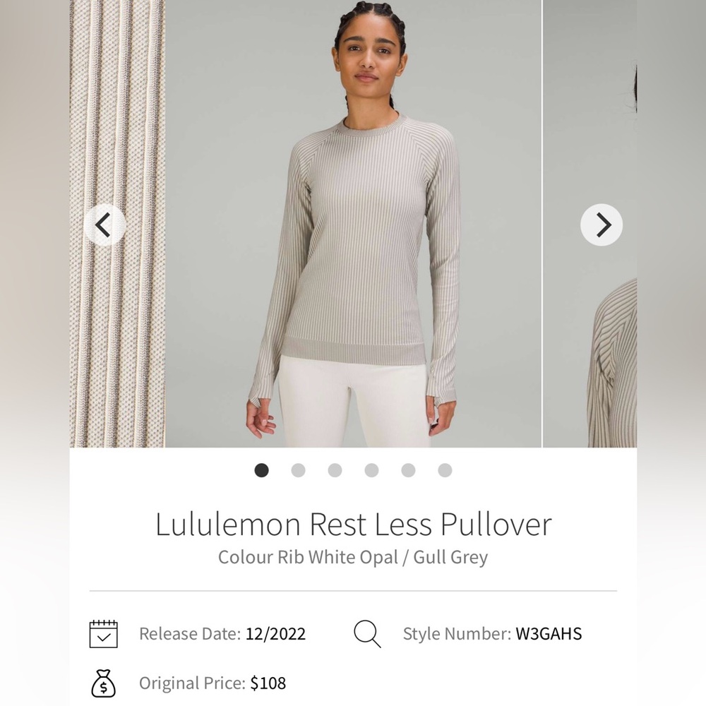Lululemon Rest Less Pullover